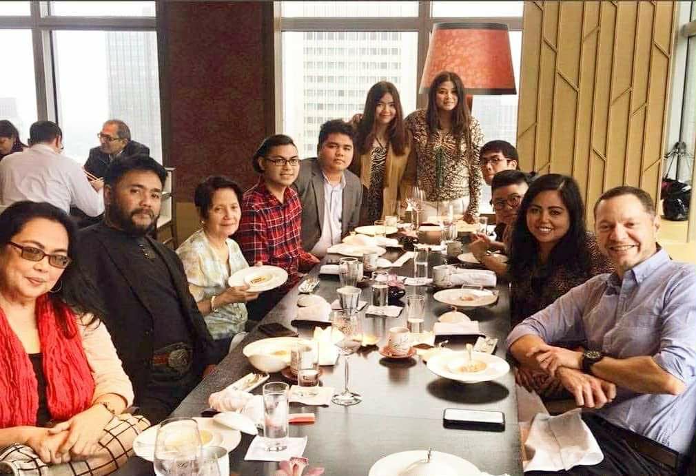 Family dinner gathering