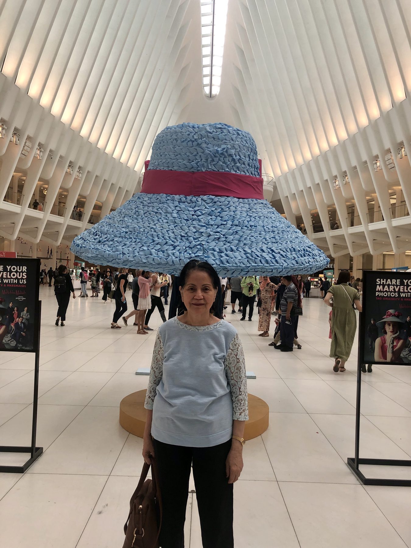 Connie at the Oculus, World Trade Center